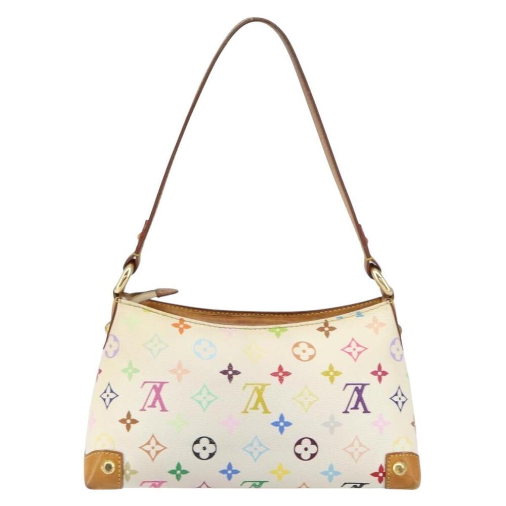 LOUIS VUITTON Monogram Multicolor Eliza Shoulder Bag White M40098 LV Auth 158777 - Picture 2 of 16